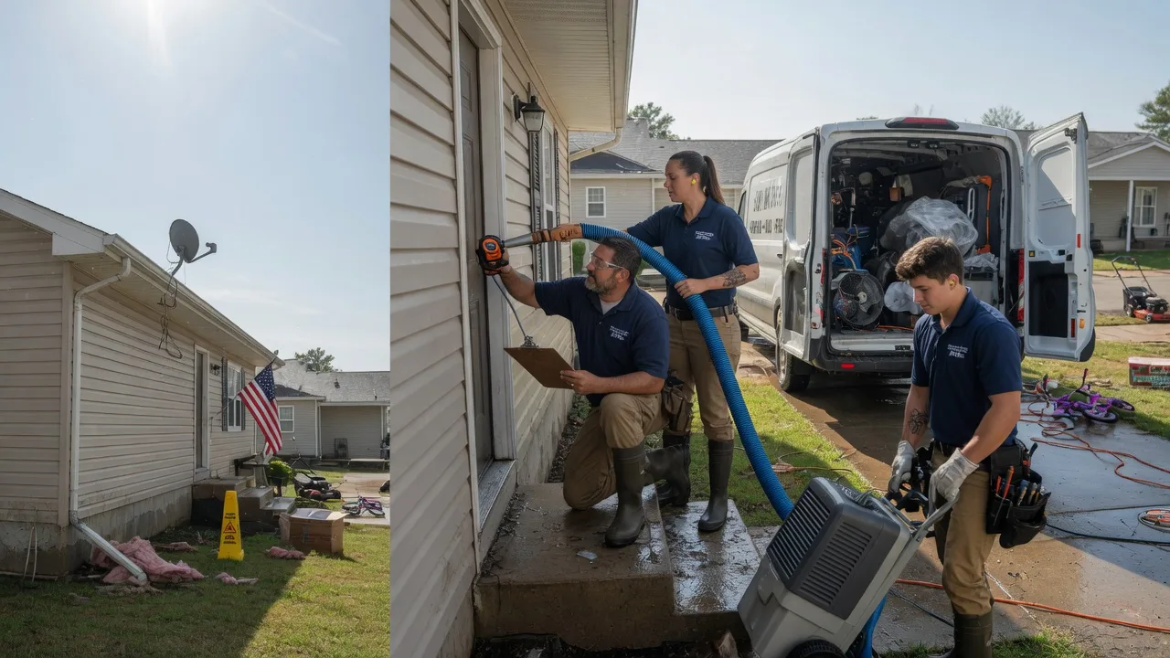 Ceiling Water Damage Restoration in Round Hill, VA near me